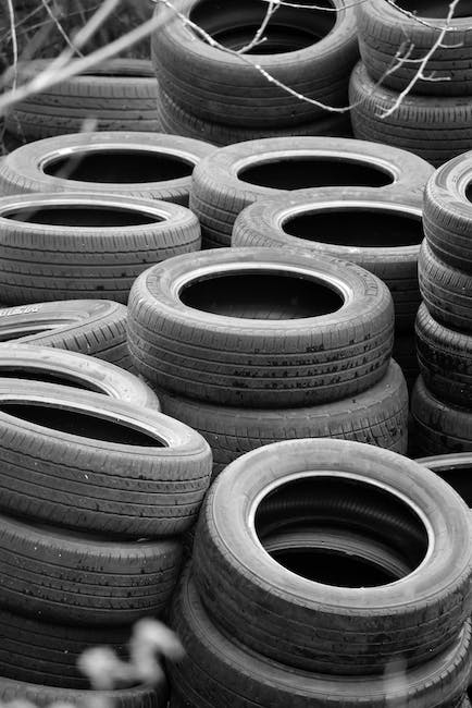 A Stack of Car Tires